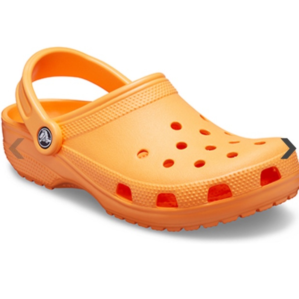 orange crocs